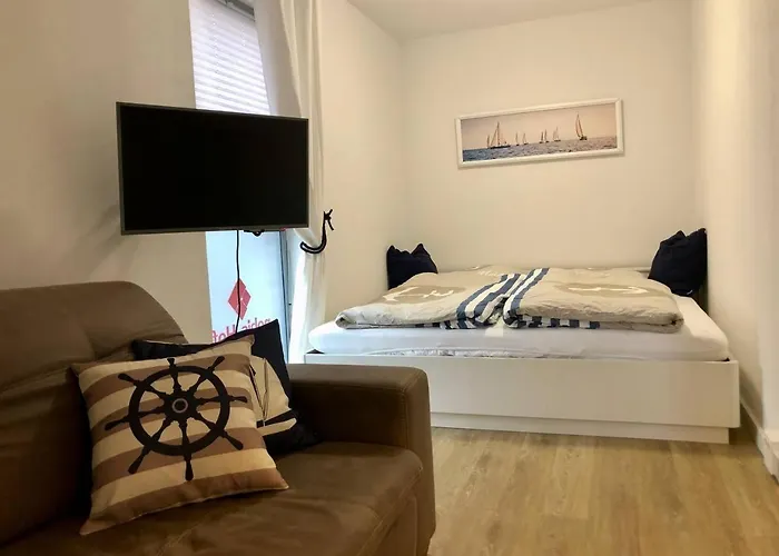 公寓 Janines Loft - Am Marktplatz - 190 Meter Zum 施坦胡德
